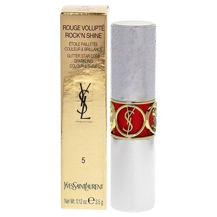 YSL Rouge Volupte Rock'n Shine 5 Fearless Coral