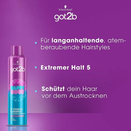Schwarzkopf got2b Happy Hour Styling Hair Spray 300ml