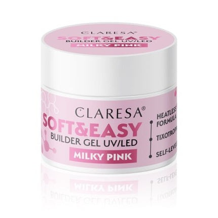 Claresa Builder Gel Soft & Easy Milky Pink 12g
