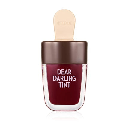 Etude House Dear Darling Water Gel Tint Ice Cream RD308 Honey Red 21AD Vibrant Lip Tint with Soapberry Extract Minerals
