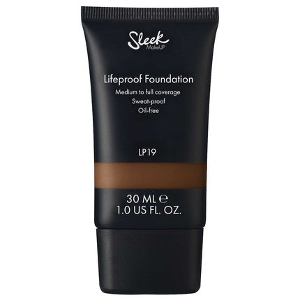 Sleek Makeup Lifeproof Oil Free High Cover Cream Foundation Lp19 - 30 Ml