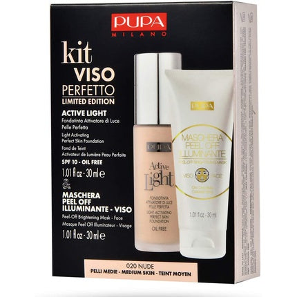Pupa Set Perfect Face Kit Active Light No. 020 Nude