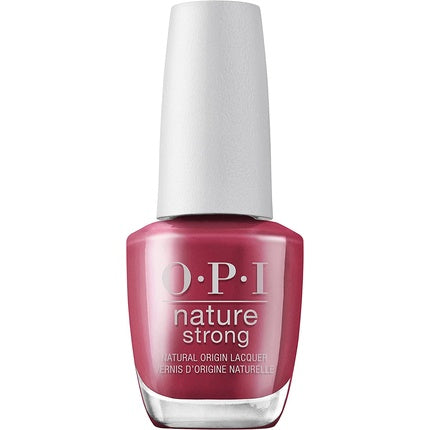 OPI Nature Strong Nail Polish Quick Dry Vegan Nail Varnish with Long-Lasting Results Red Shades Give a Garnet