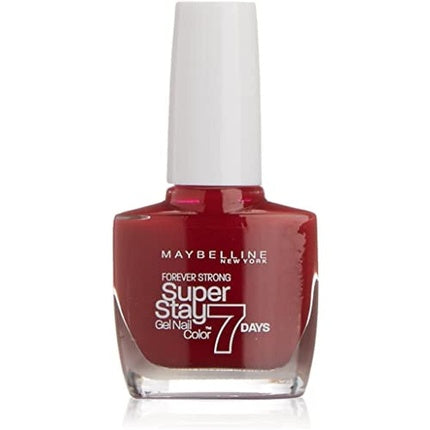Maybelline Superstay 7 Days Tone 501 Cherry Long Lasting Gel Effect Nail Polish Color Red 501 Cherry