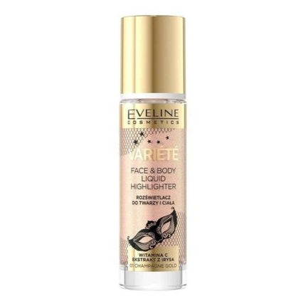 Eveline Variete Liquid Highlighter 01 Champagne Gold 30ml