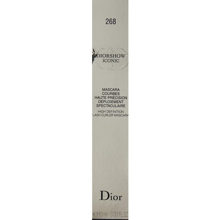 Diorshow Iconic High Definition Lash Curler Mascara No.268 Navy Blue Women Mascara 0.33 Ounce