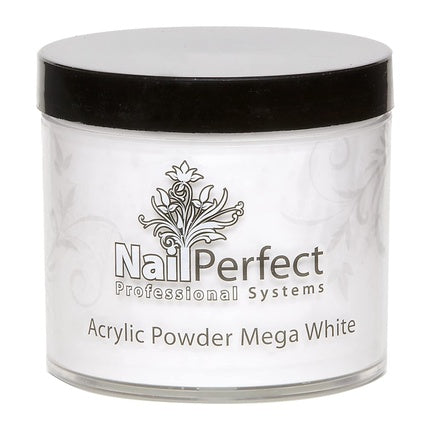 Nail Perfect Basic Acrylic Powder Mega White 25g