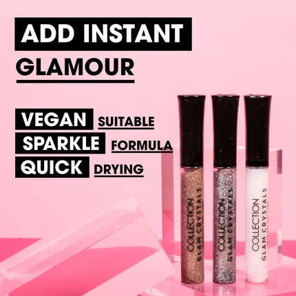 Collection Cosmetics Glam Crystals Highly Pigmented Gel Eyeliner 6ml Cosmic Stars White