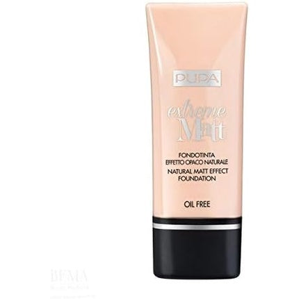 Pupa Extreme Matt Effect Foundation SPF10 002 Ivory 30ml