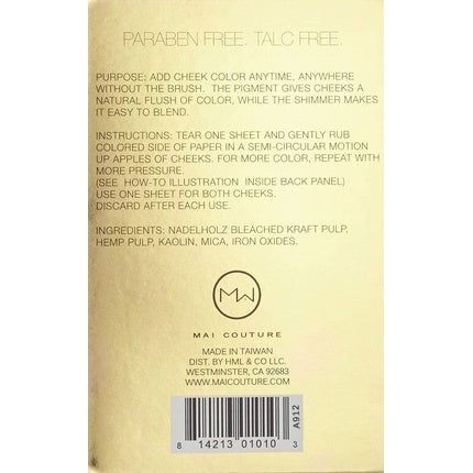 Mai Couture Blush Paper Prettiful 50 Sheets