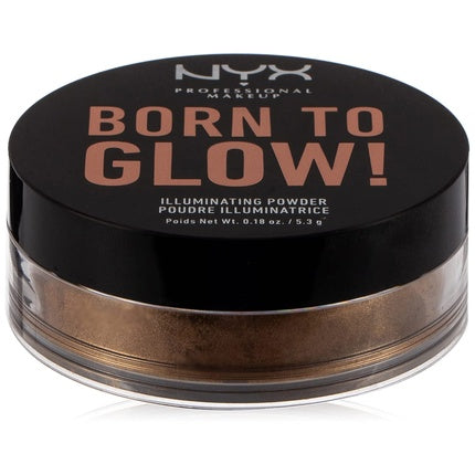 NYX Professional Makeup Born to Glow Illuminating Loose Powder Ultra Light Beam 0.18oz