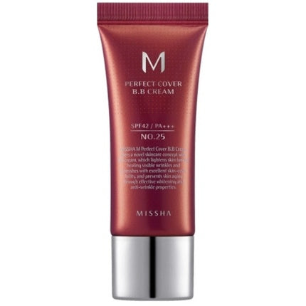 Missha M Perfect Cover BB Cream Shade Warm Beige No. 25 20ml