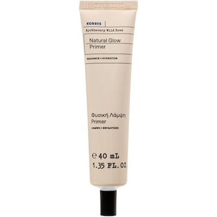 Korres Wild Rose Natural Glow Primer For Natural Radiance And Hydration 40ml