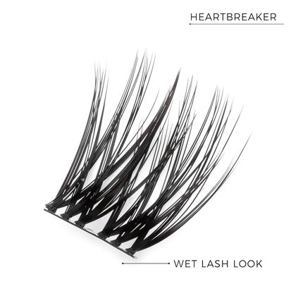 Nanolash Eyelash Artificial Eyelashes In Clusters Heartbreaker 36 Pieces
