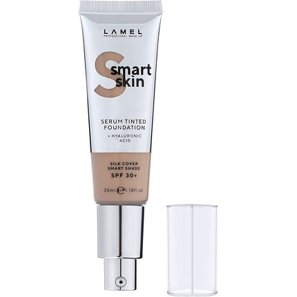 Lamel Smart Skin Serum Tinted Foundation Moisturizing and Even Skin Tone Sand N. 404