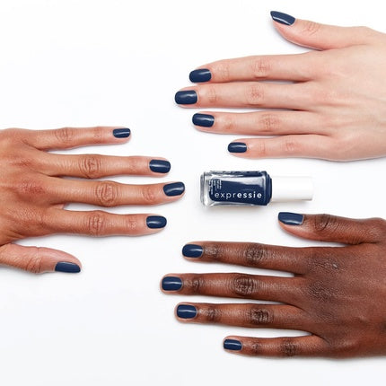 essie expressie Quick-Drying Nail Polish Vegan Formula No Animal-Derived Ingredients 10ml Blue