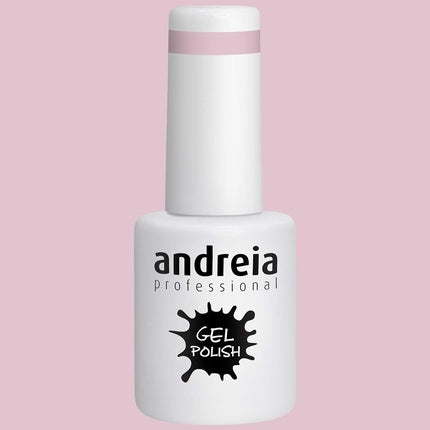 Andreia Semi-Permanent Nail Gel Polish for UV/LED Lamp Intense Shine and 4 weeks Lasting French Manicure Nail Gel Varnish Colour 289 Pink Shades of Coral 10.5ml