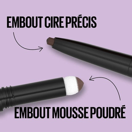 Maybelline New York Express Brow Satin Duo Pencil and Powder Black Brown 05