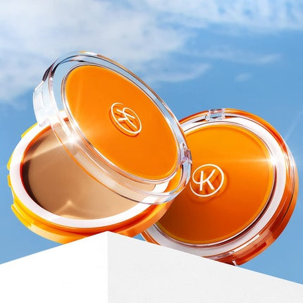 Korff Sun Secret Compact Sun Primer SPF50+ High UVB and Grape Protection Makeup Treatment Natural Finish Light Skin 01ml 30g