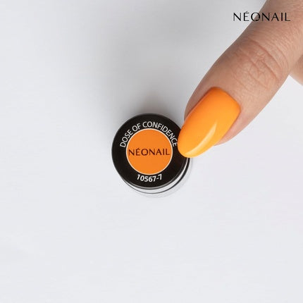 NEONAIL UV Nail Polish 7.2ml Orange Dose of Confidence Glitter Gel Nails Nail Design Shellac Dose of Confidence