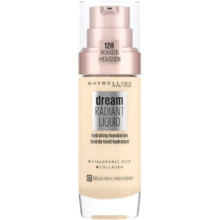 Maybelline Dream Radiant Liquid Hydrating Foundation with Hyaluronic Acid and Collagen 30ml