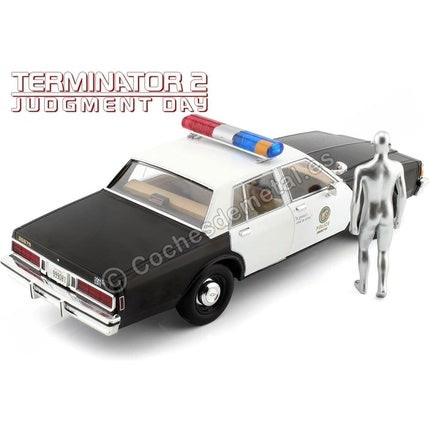 Greenlight Terminator T-1000 Miniature Collectible Car Black/White 19105