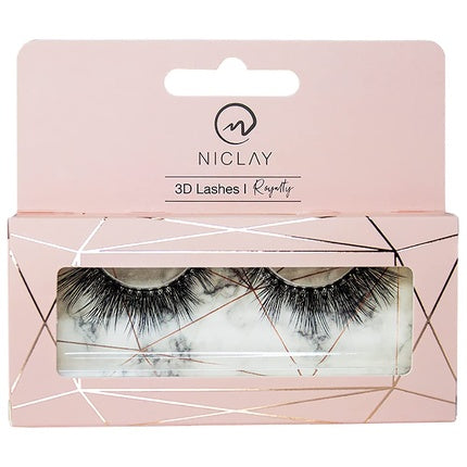 NICLAY 3D Eyelash Crown - 3D Lashes, High-Quality Artificial Eyelashes, Makeup, Professional Lashes - Up to 30 Applications Royalty