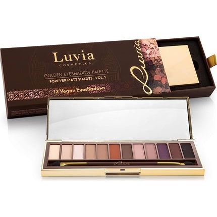 Luvia Cosmetics Eye Shadow Palette with 12 Matte Shades - Limited Gift Box