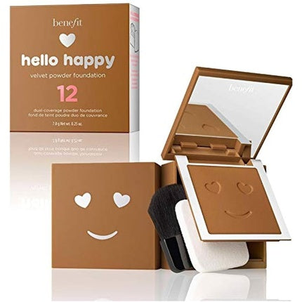 Benefit Hello Happy Velvet Powder Foundation 7g Shade 12