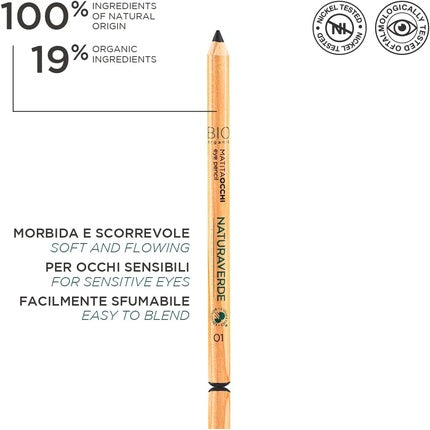 Natura Verde NV Organic Black Eye Pencil