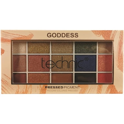 Technic Eyeshadow Palette 15 Pressed Pigment Goddess Shimmer Glitter Colors
