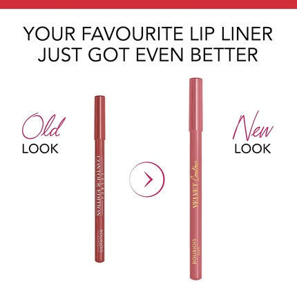 Bourjois Velvet Contour Lipstick 24 Parisienne Creamy Texture with Shea Butter and Grape Seed Oil Long Lasting up to 8 Hours 1.14g