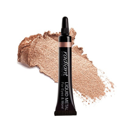 Radiant Professional Liquid Metal Eyeshadow For Eyes & Lips Waterproof Liquid Shadow 0.23 ounces 02