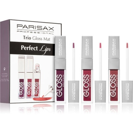 Parisax Perfect Lips Trio Set - Matte Lip Gloss