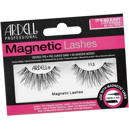 Ardell Single Magnetic Lashes Style 113 - Ideal for Use with Magnetic Lash Liner