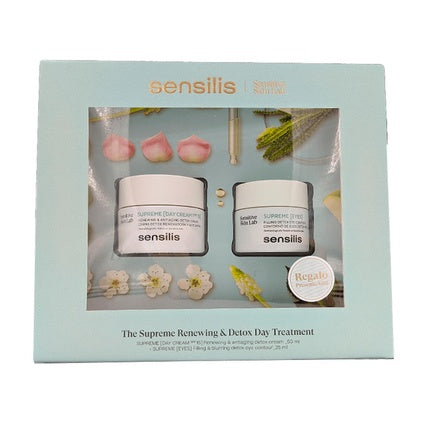 Sensilis Supreme Renewal Detox Day Cream SPF15 50ml - Pack of 2