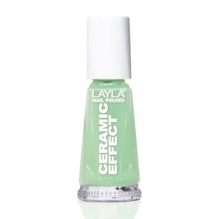 Layla Cosmetics 1243R23-056 Ceramic Effect Nail Polish - Grass in the Wind 10ml