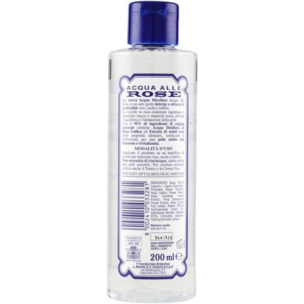 Roberts Micellar Water Bottle 'Acqua alle Rose' 200ml