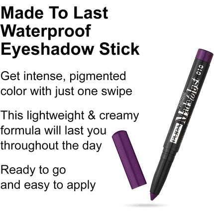 Pupa Milano Made To Last Waterproof Eyeshadow 010 Shocking Violet 0.049 oz