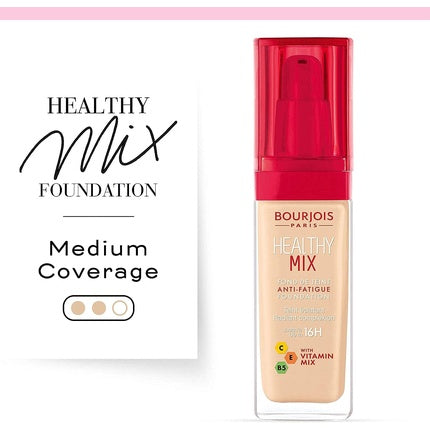 Bourjois Healthy Mix Anti-Fatigue Medium Coverage Liquid Foundation 5 Rose