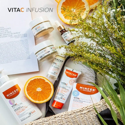 Mincer Pharma Vita C Infusion Regenerating Micellar Water Makeup Remover with Camu-Camu Extract, Arnica, and Licorice 250ml