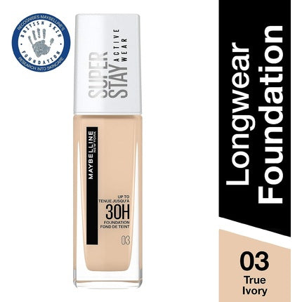 Maybelline Superstay 30hr Foundation 03 True Ivory 30ml