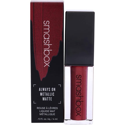 SmashBox Always On Metallic Matte Liquid Hot Damn Lipstick