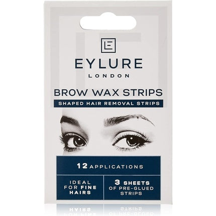 Eylure Taking Shape Eyebrow Shapers Brow Wax Strips Cold Wax Pre-Cutout