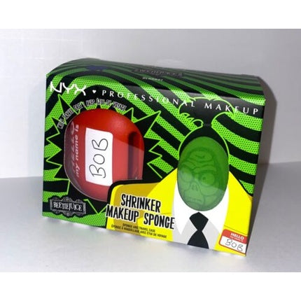 NYX Beetlejuice Shrinker Makeup Sponge with Travel Case