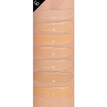 Golden Rose Total Cover 2 in 1 SPF15 Foundation & Concealer 01 Porcelain