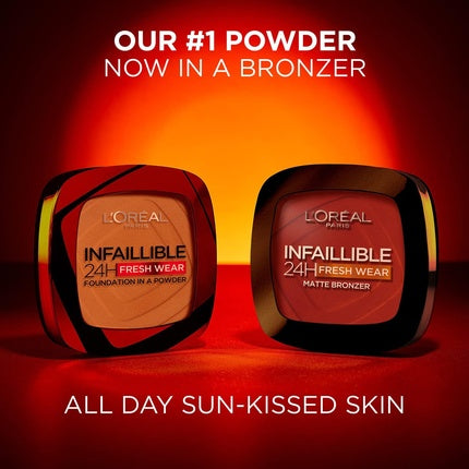 L'Oréal Infaillible 24h Fresh Wear Matte Bronzer Shade 400 Tan Doré