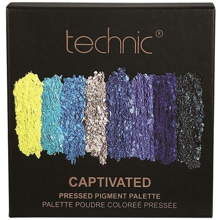 Technic Pressed Pigments Eyeshadow Palette - Captivated