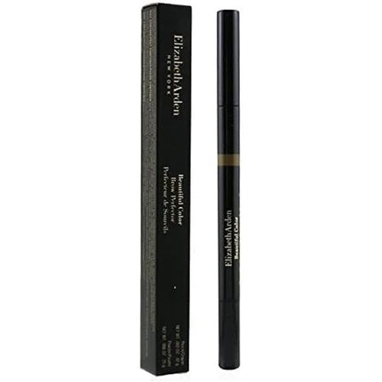 Elizabeth Arden Beautiful Color 3-in-1 Eye Brow Perfector Pencil Powder Brush Taupe