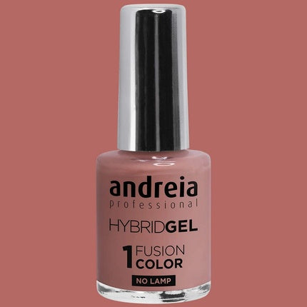 Andreia Professional Gel Hybrid Nail Polish 2 Step No Lamp Required - Fusion Color H8 Natural 10ml